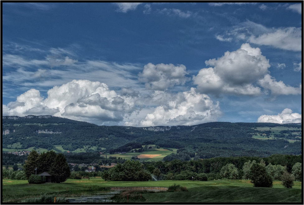 BLUE SUMMER CLOUDS