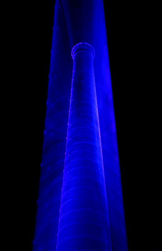 blue tower