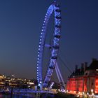 BLUE WHEEL IN THE NIGHT