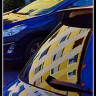 Blue Yellow Cars