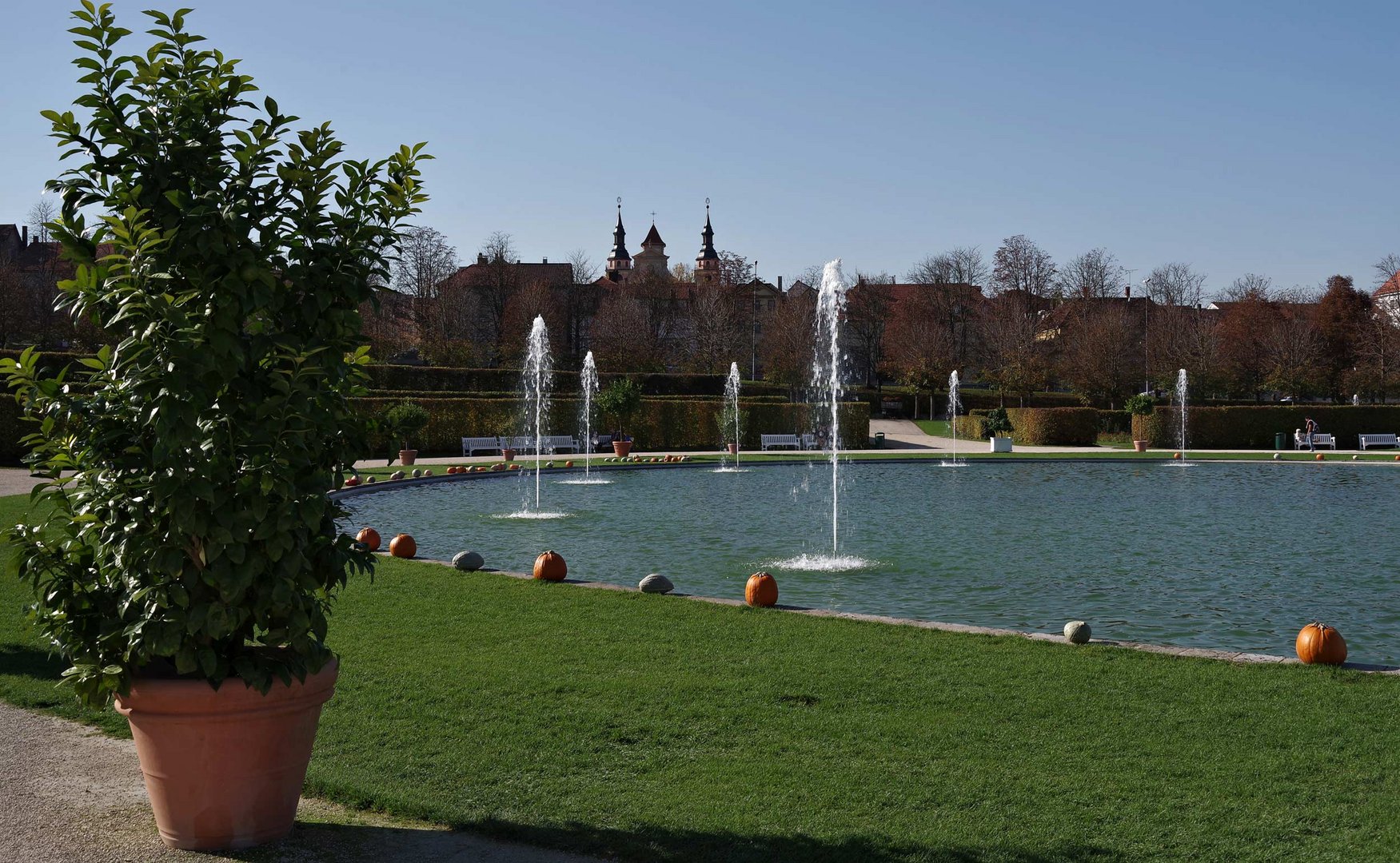 blühendes Barock - Schloss Ludwigsburg