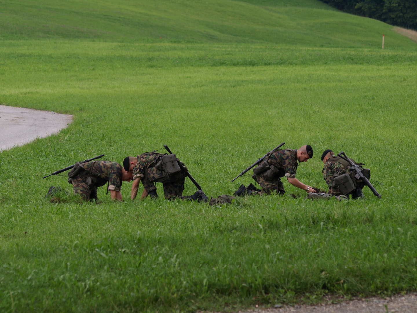 Blümchensuchen im Militärdienst:-)))