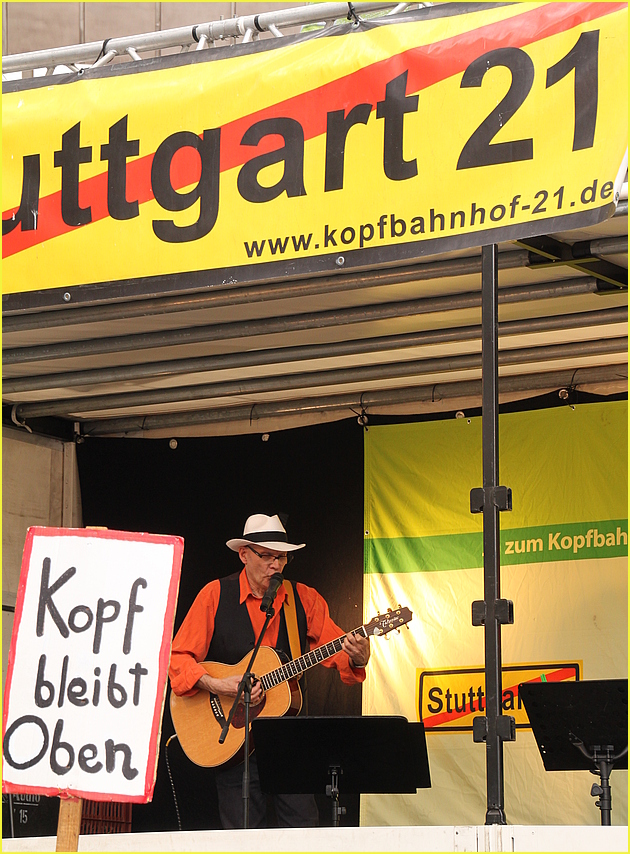 BLUES für KOPFBahnhof K21 Stuttgart Mai13