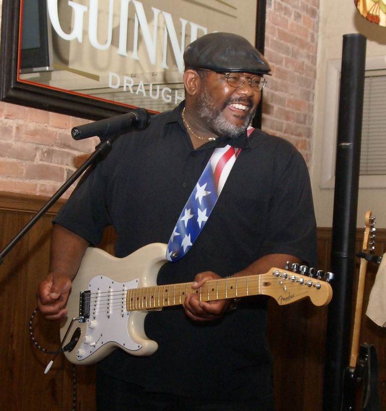 Blues Guitarist Brian B.A. Anderson performing