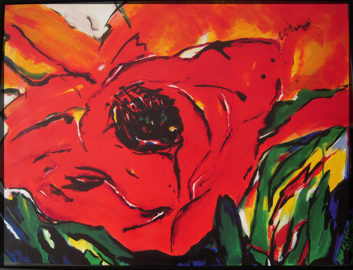 Blüte in Öl (50x60)