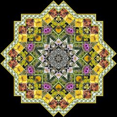 Blüten-Kaleidoskop 25Blüten K09
