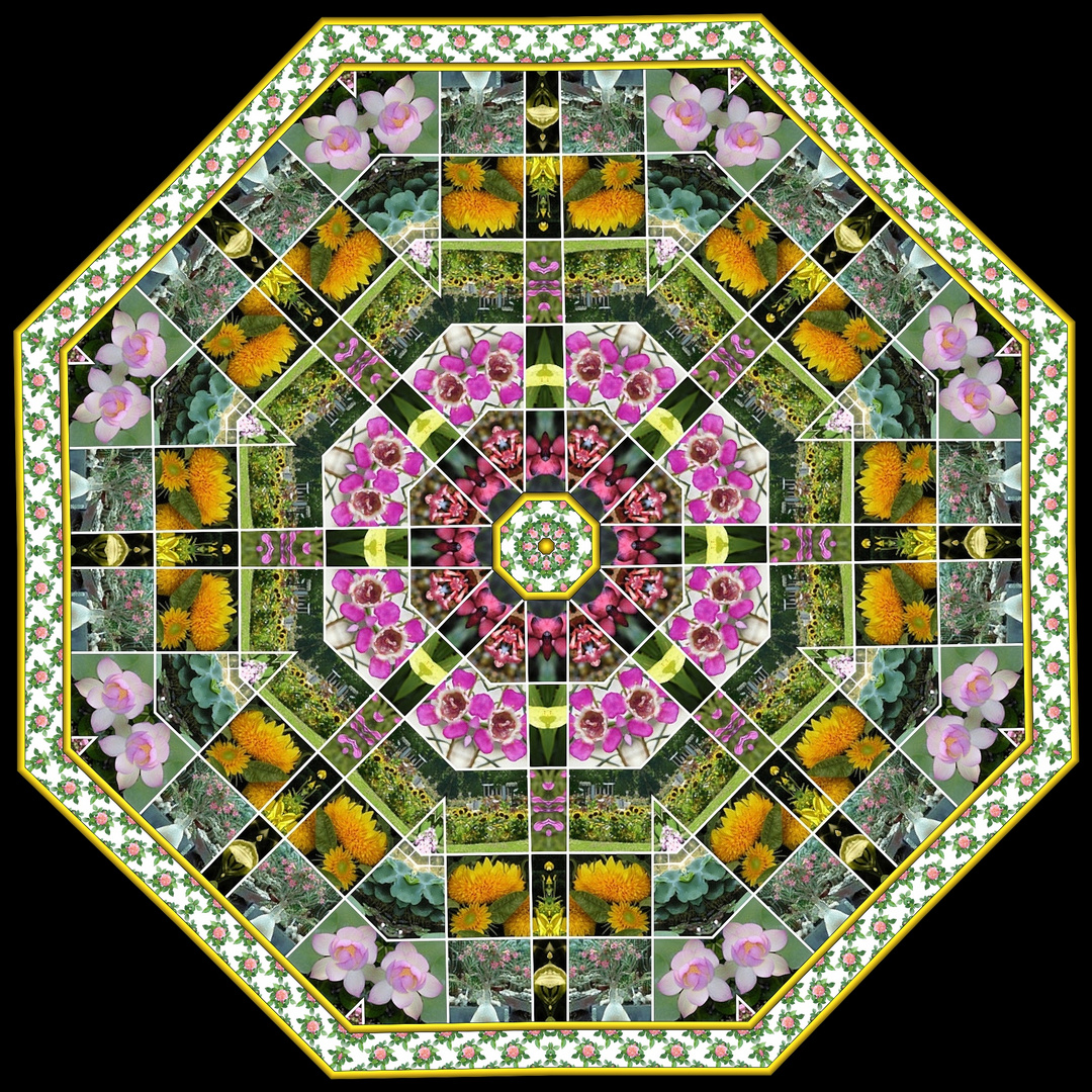 Blüten-Kaleidoskop 25Blüten K13