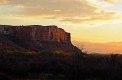 Bluff in Utah am Abend