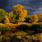 Bluff in Utah in Unwetterstimmung