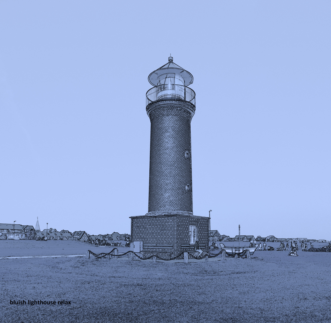 bluish lighthouse relaxation