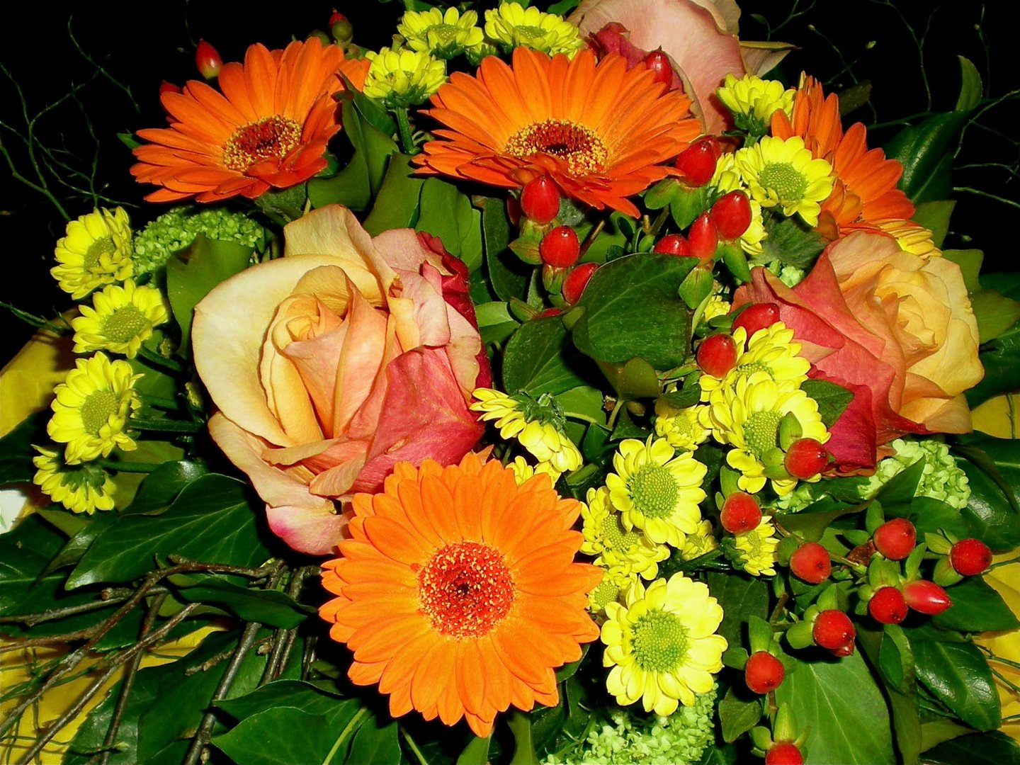 Blumen Arrangement Foto Bild Spezial Herbst Blumen Bilder Auf Fotocommunity