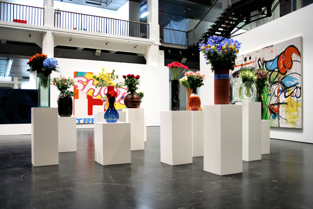 Blumen-Arrangements im ZKM