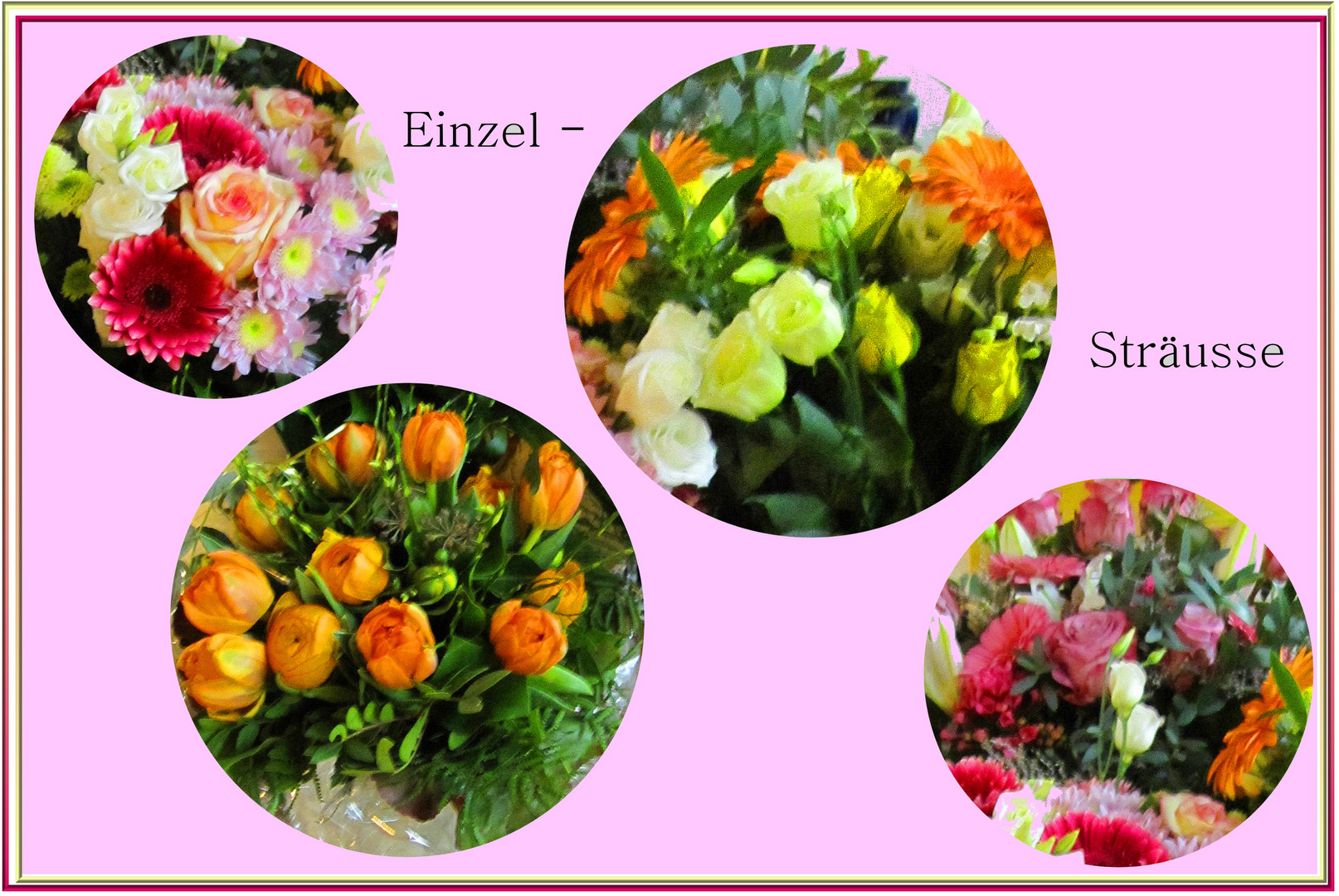 Blumen-Collage