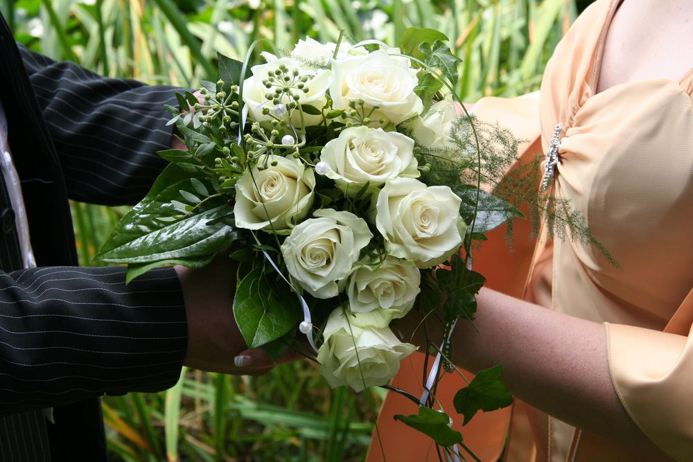 Blumen die zusammenschweißen