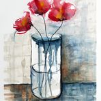 Blumen mit Vase ...1