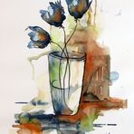 Blumen mit Vase ...2