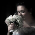 Blumen und Braut