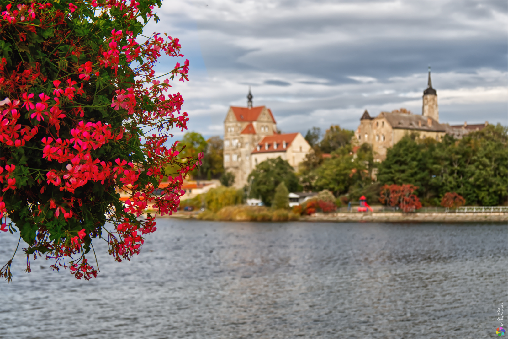 Blumenampel in Seeburg