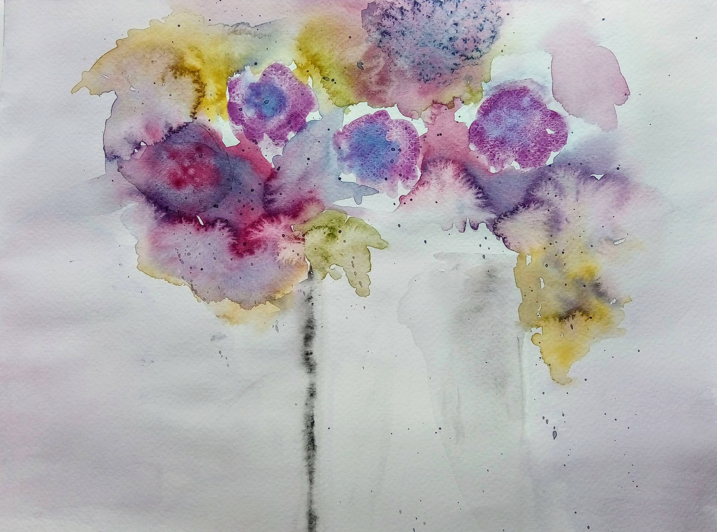 Blumenaquarell