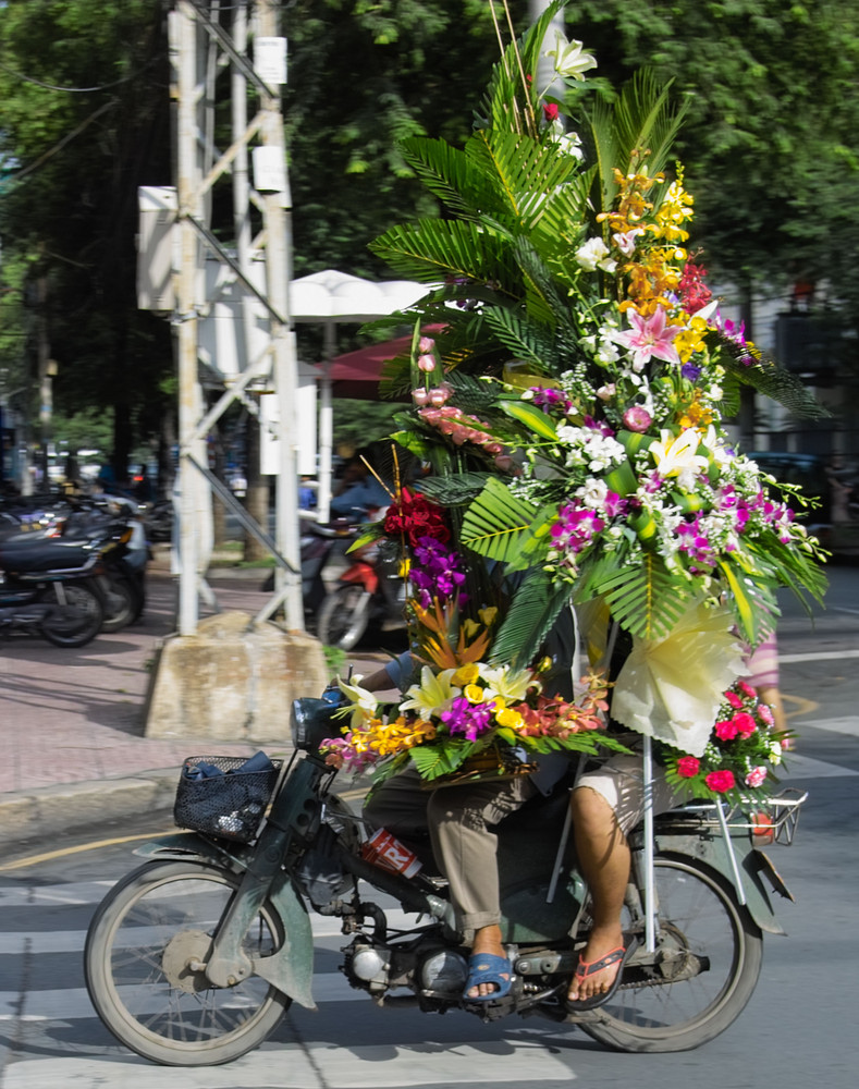 Blumenbote in Saigon