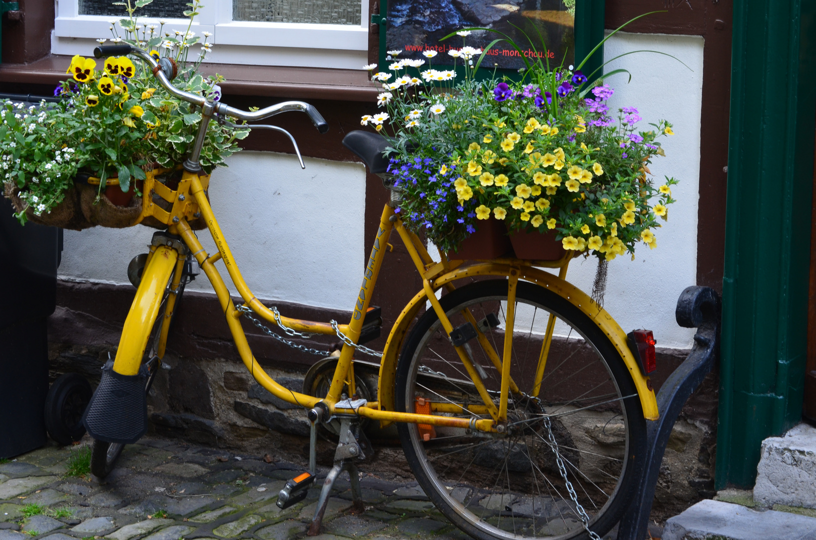 Blumenfahrrad