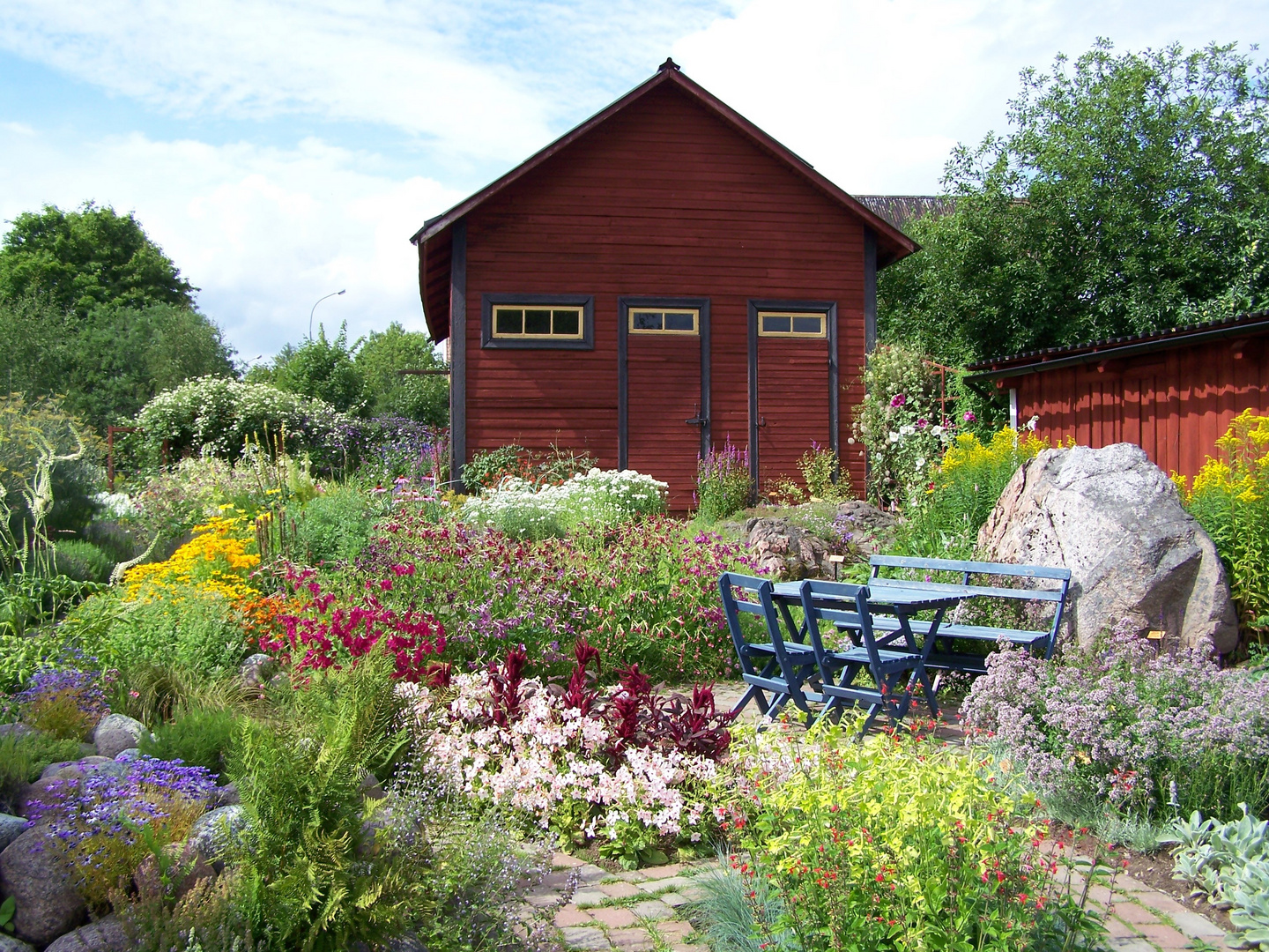 Blumengarten in Virserum in Småland