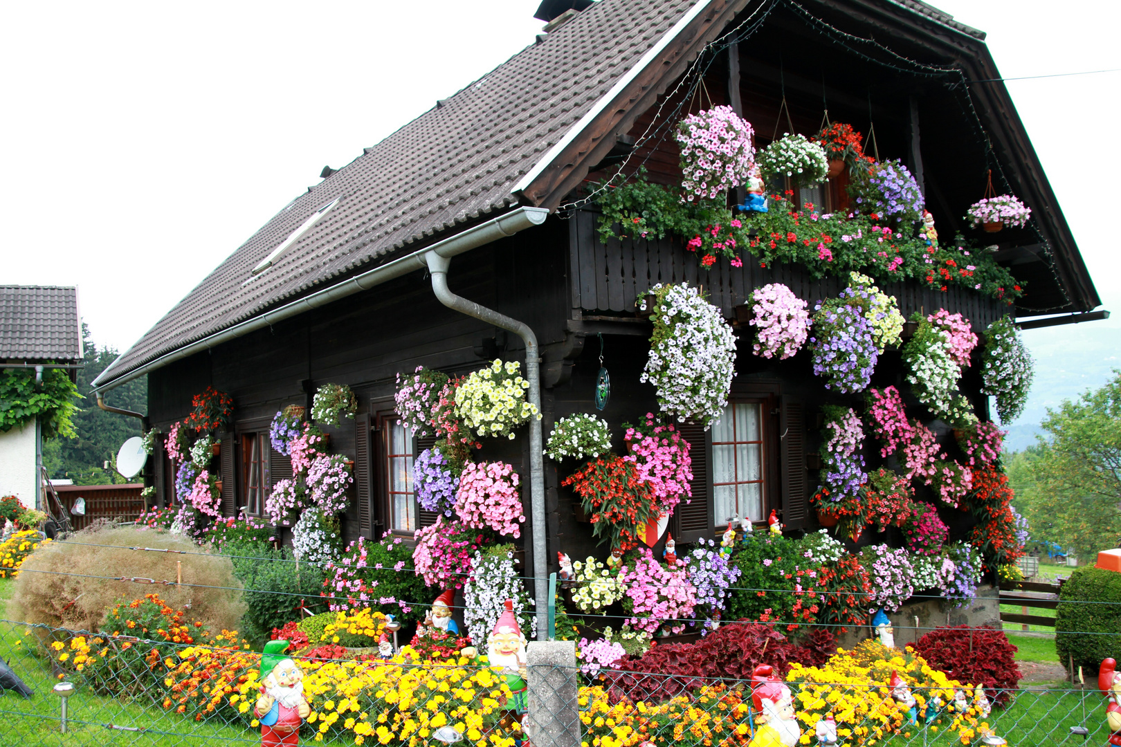 Blumenhaus in Österreich