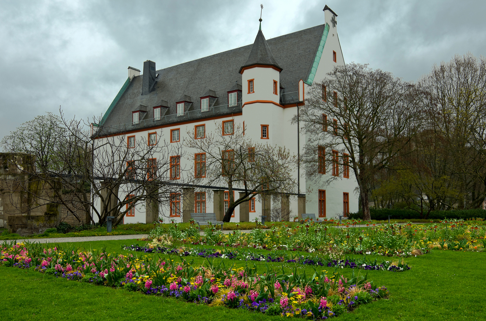 Blumenhof mit Deutschherrenhaus, Koblenz