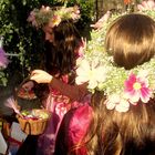 Blumenmädchen im Karneval