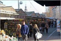 Blumenmarkt am 'Singel'...