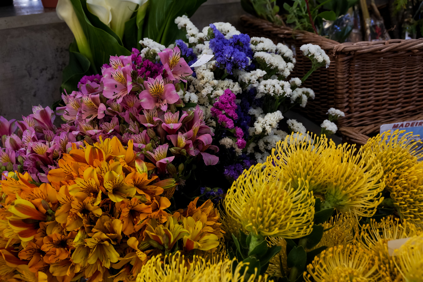 Blumenmarkt auf Madeira