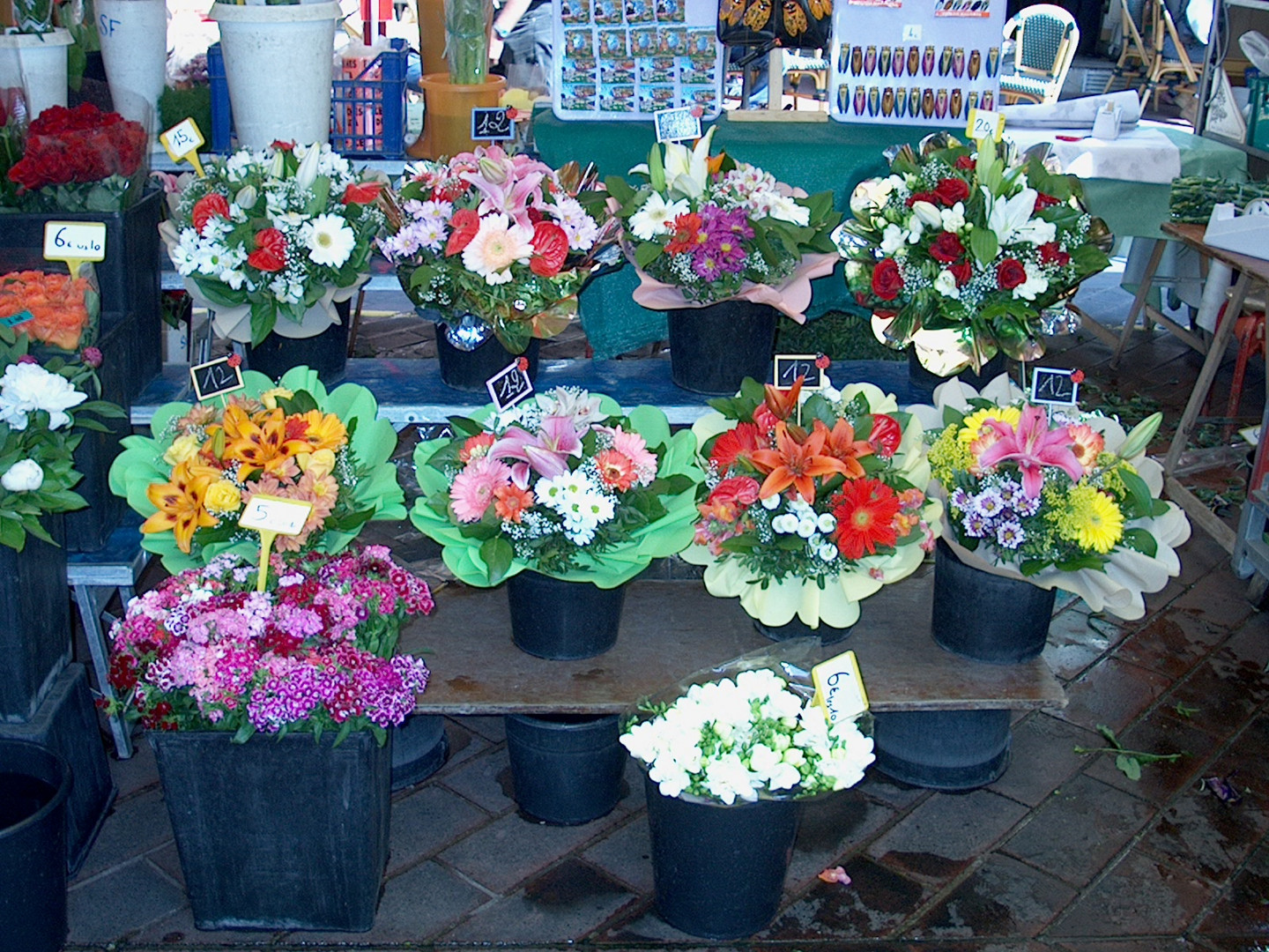 Blumenmarkt in Nica