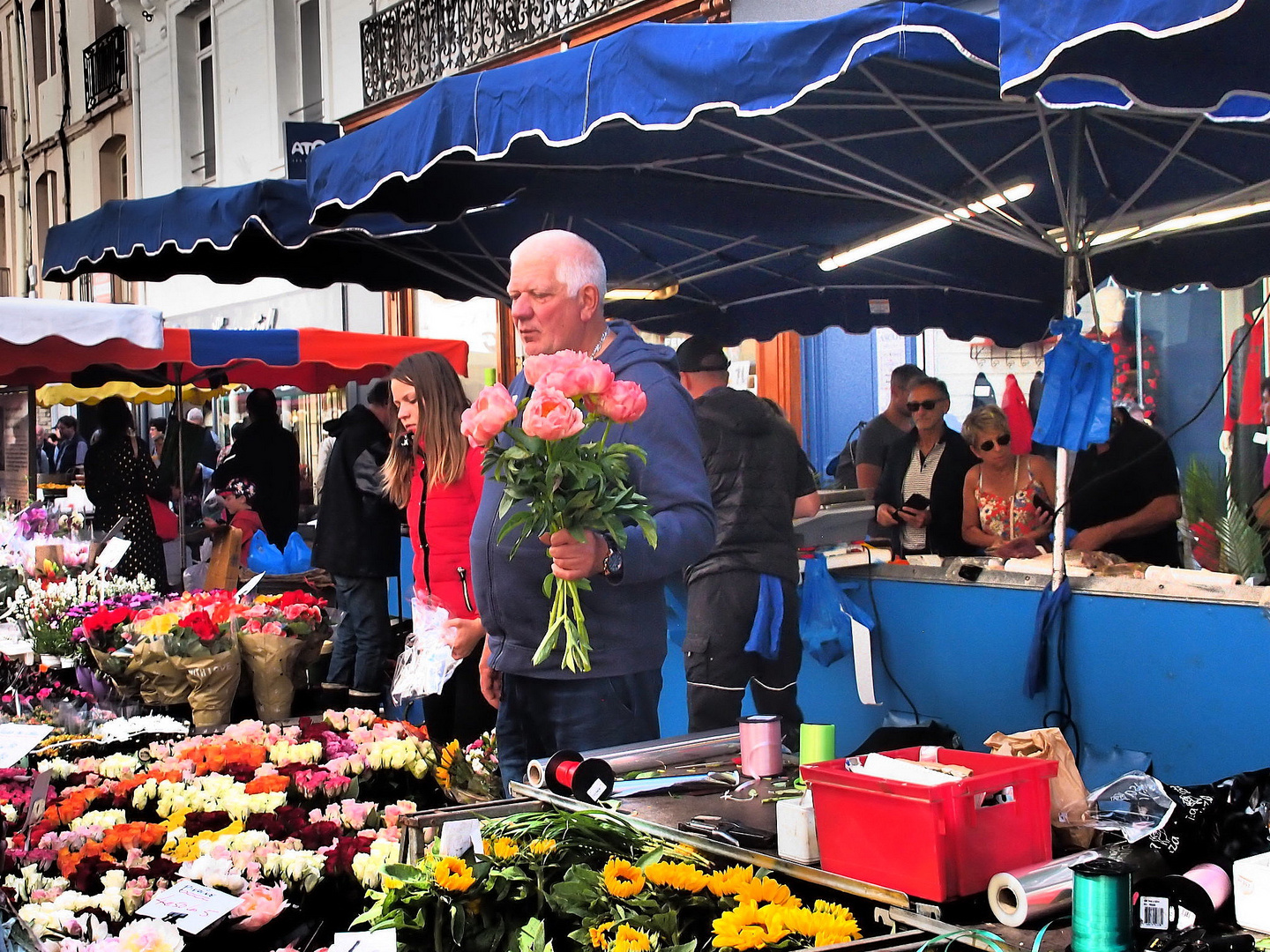 Blumenmarkt in Rennes