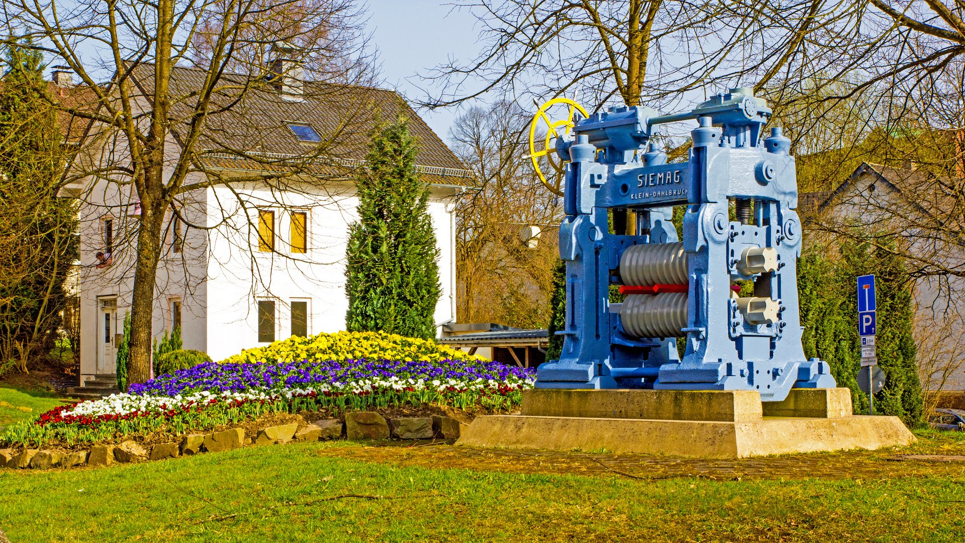 Blumenpracht und exklusive historische Technik