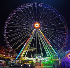 Blumenrad im Wiener Prater