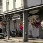 Blumenschmuck am Bahnhof Mariazell