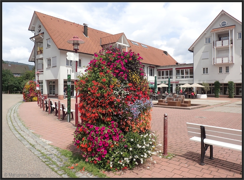 Blumenschmuck in Baiersbronn