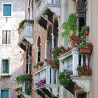 Blumenschmuck in Venedig