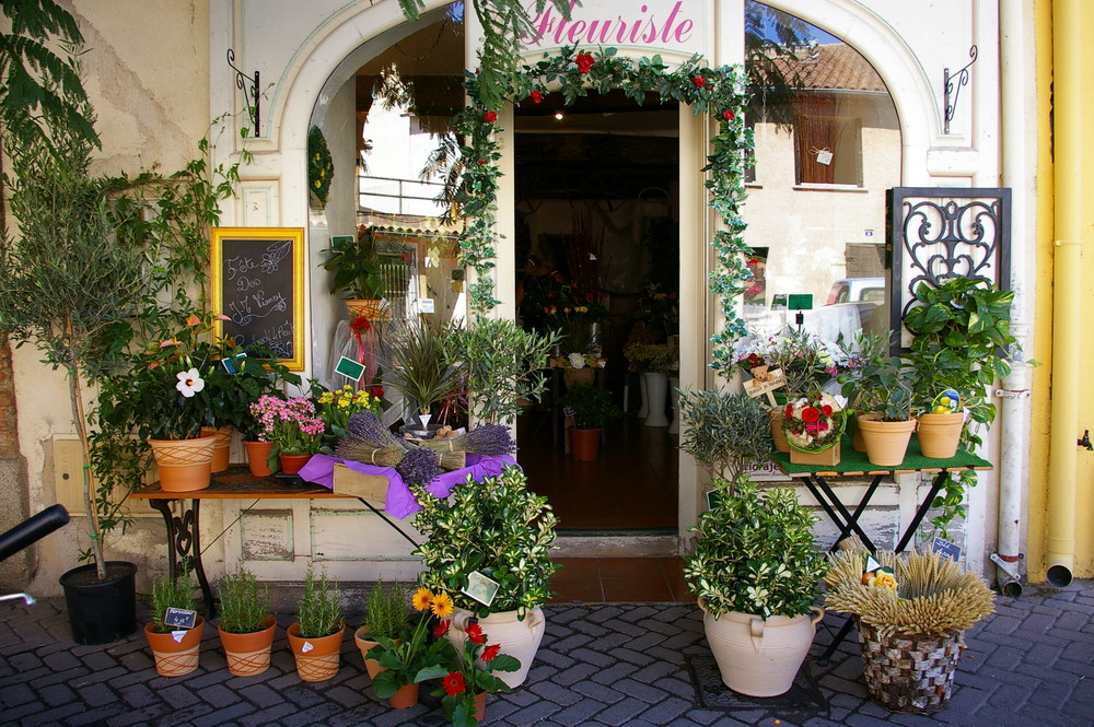 blumenshop in Frankreich