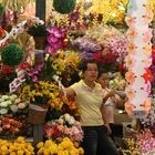 Blumenstand in Thailand