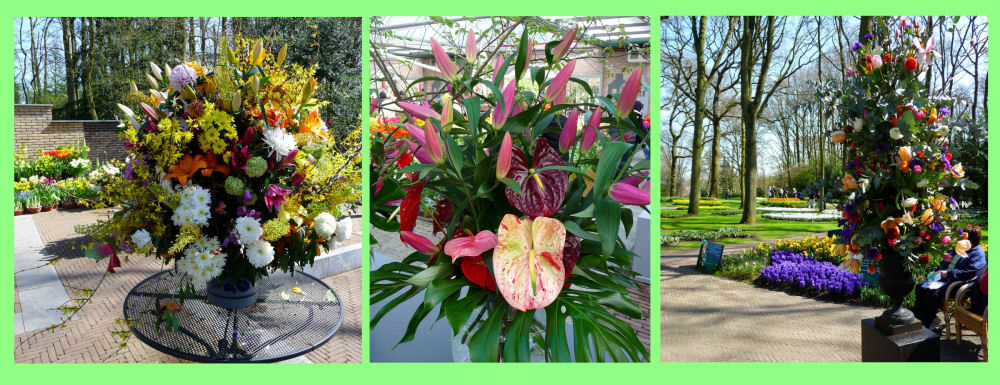 Blumensträusse im Keukenhof