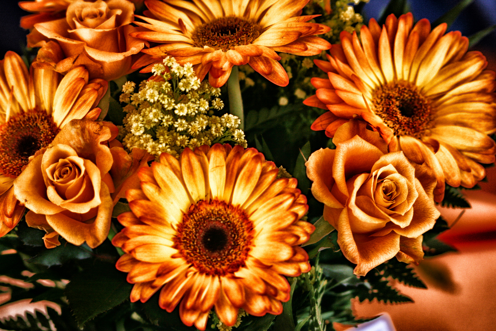 BlumenStrauß in Orange