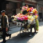 Blumenverkäuferin Hanoi