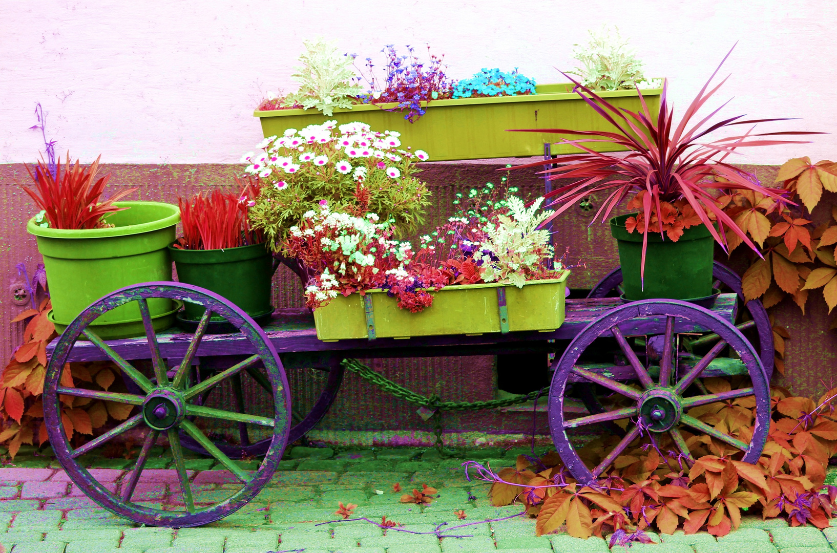 Blumenwagen