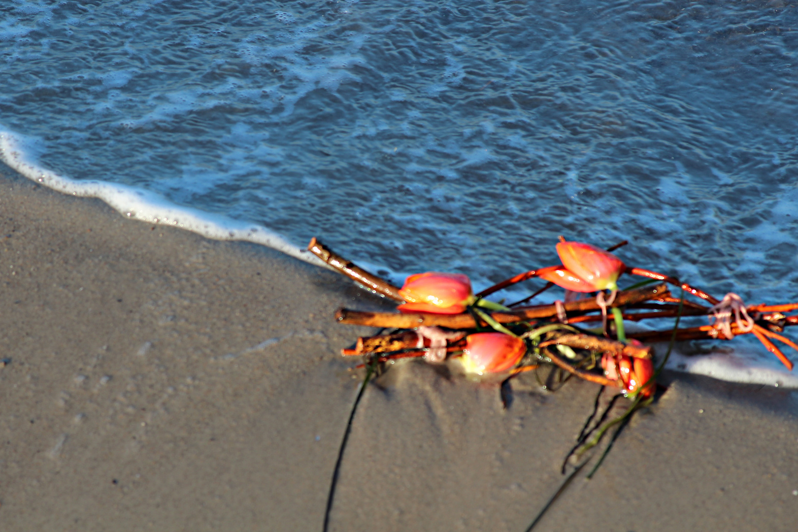 blumiges Strandgut