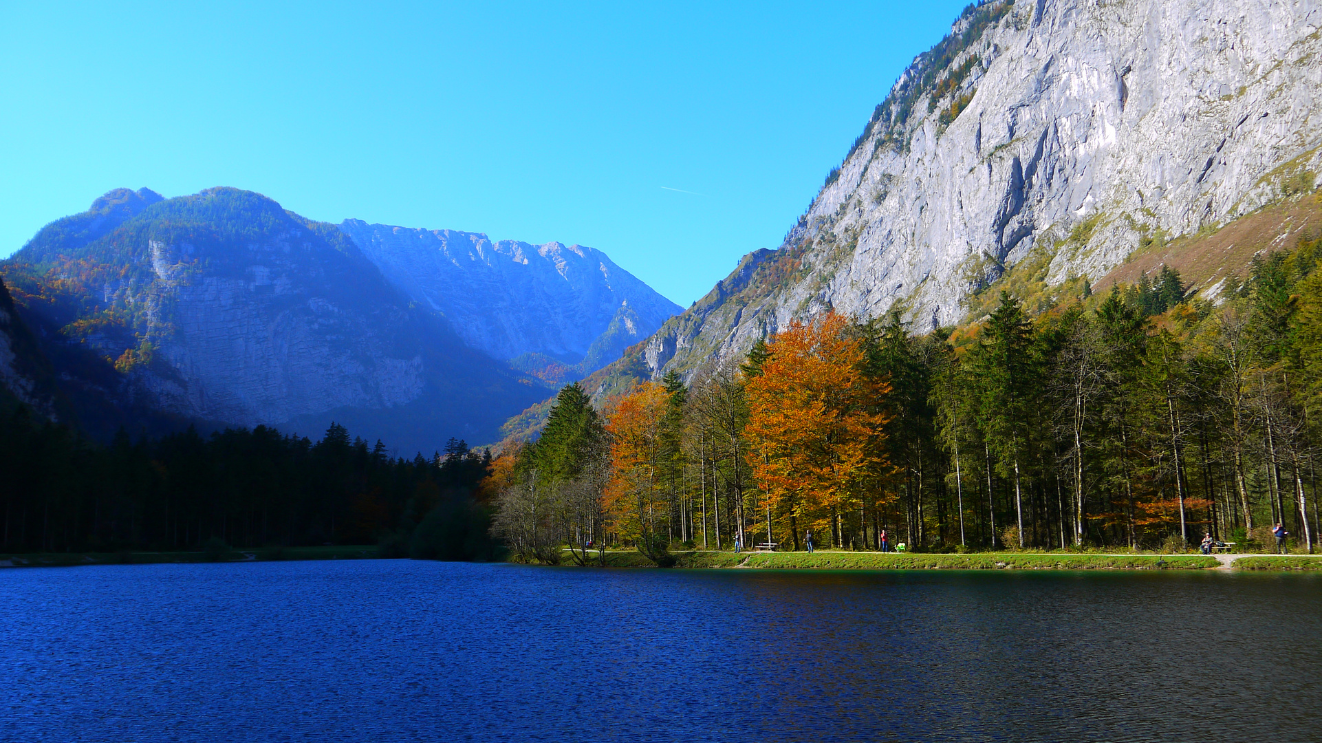 Bluntausee im Herbstkleid