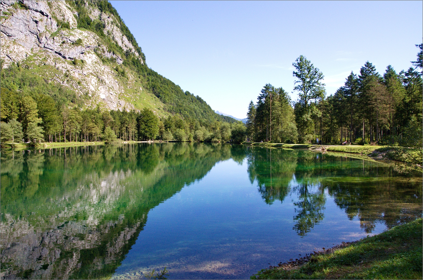 Bluntautal Bluntausee Foto & Bild landschaft, bach, fluss & see, see