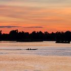 Blutender Himmel auf den 4000 Inseln in Laos