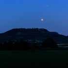 Blutmond 2018 überm Walbera in der Fränkischen Schweiz