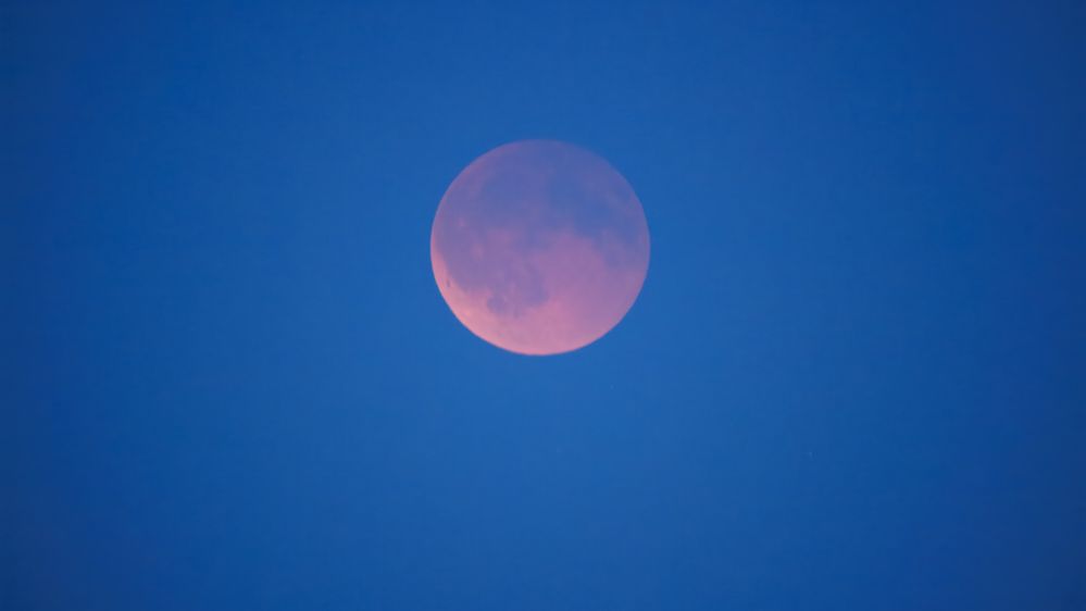 Blutmond am 7. September 2025 Berlin Lübars 20:26 Uhr